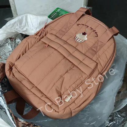 Baby Backpack Parent-child Kids Schoolbag Kindergarten Bags Brand Traveling Cherry Children's Boys Girls Mom Storage