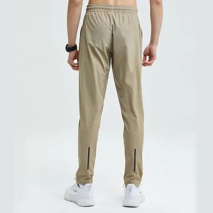 New Pencil Pants Tight Jogging Casual Mens Running Breathable Quick-Drying Ice Silk Outdoor Gym Sports Fashion Fitness Pant