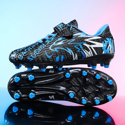 New Men Kids Soccer Shoes Non-Slip Football Boots Ultralight Cleats Match Grass Boys Professional Training Shoes Drop Shipping