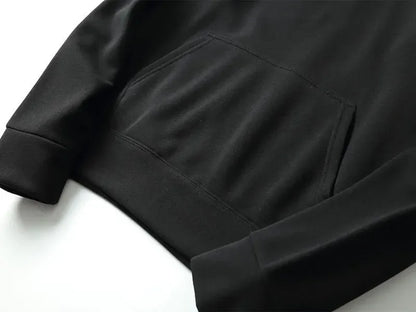 Gran oferta de primavera de la temporada, Sudadera con capucha forrada de lana, conjunto informal, sudadera superior de manga la