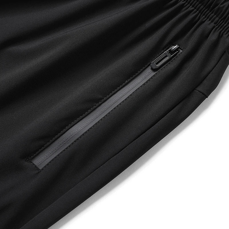 Summer Ice Silk Men Quick Drying Breathable Casual Pants Comfortable Loose Large Size High Elastic Outdoor Running Sports Pants
