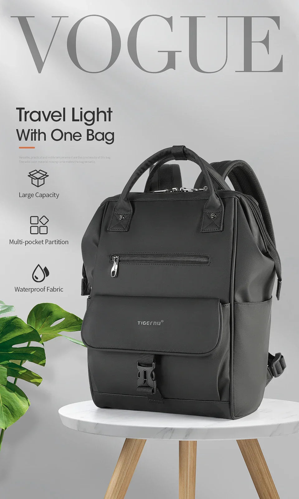 New Ladies Casual Backpack For Women Splashproof TPU Travel Camping Female Handbags Light Weight Hiking School Backpacks