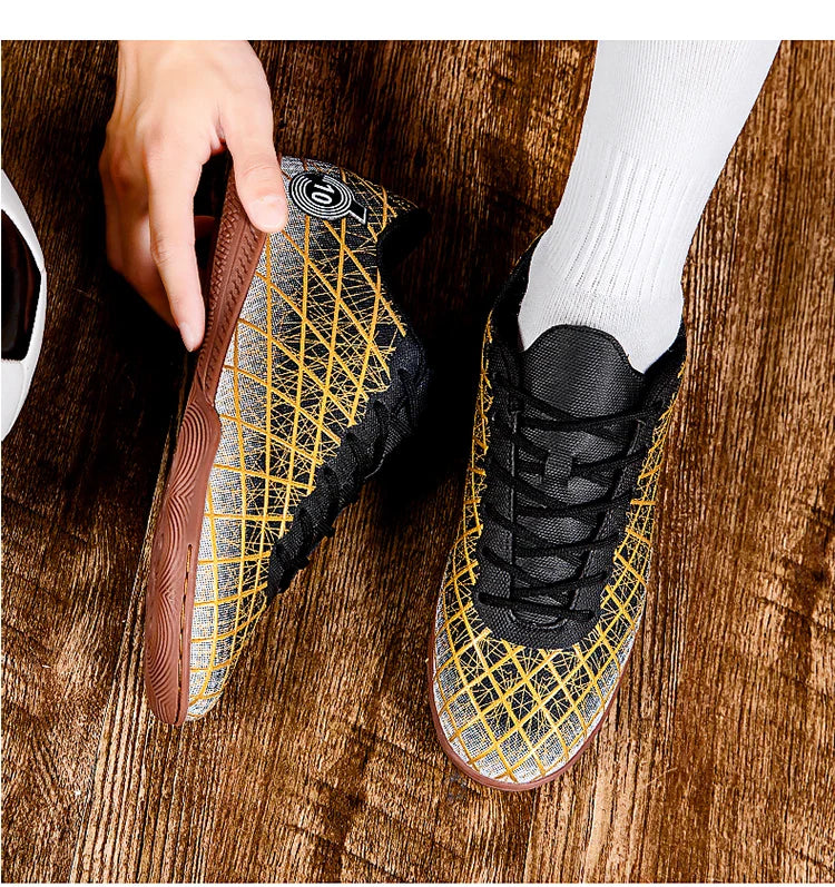 Stylish And Comfortable Adult Training Match Sports Football Shoes Outdoor Indoor Grass Sports Shoes For Youth Students 35-47#