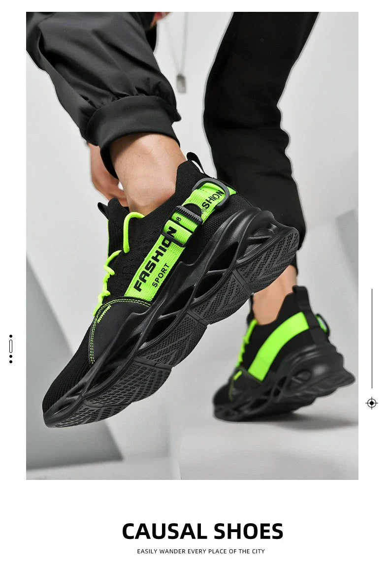 Tênis Masculino de Malha Respirável Casual Sapatos Masculinos Unissex Leve Macio Sola Grossa Buraco Sapatos de Casal Tênis Atlético Sapatos Femininos