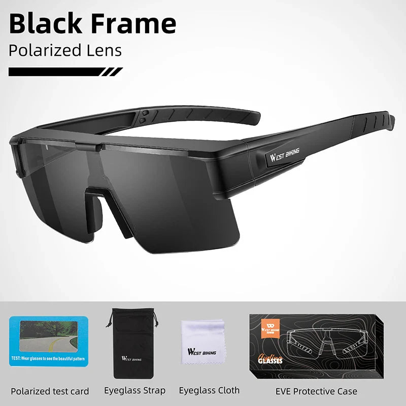 Sunglasses Glasses Men Photochromic Cycling Glasses
