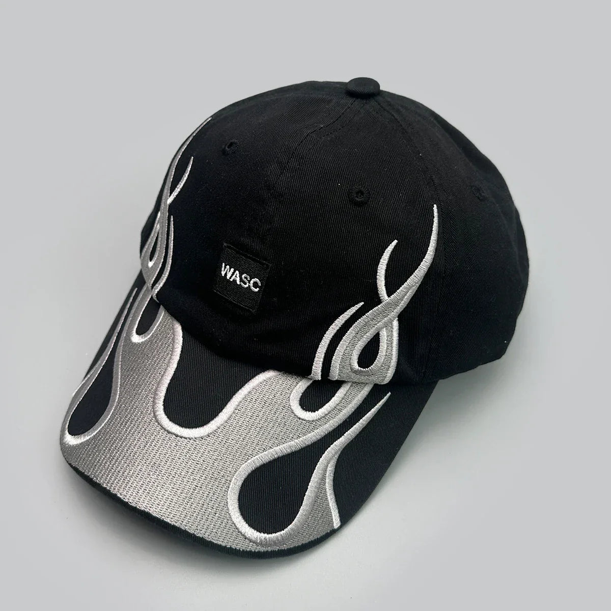 Niche Hip Hop Letter Flame Flag Baseball Hats New Unisex Sunshade Personal Versatile Color Block Fashion Retro ins Peaked Caps