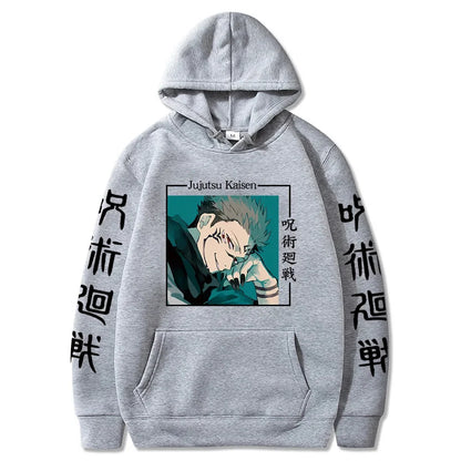 hoodies for man 3D Anime Satoru Gojo Printing Hooded Men Women Hoodies Prevalent Harajuku Manga Unisex Sweatshirt Men's clothing
