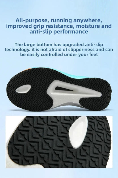 Carbon Plate Running Shoes Professional Marathon Racing Lightweight Bounce Cushion Breathable Sports Sneakers