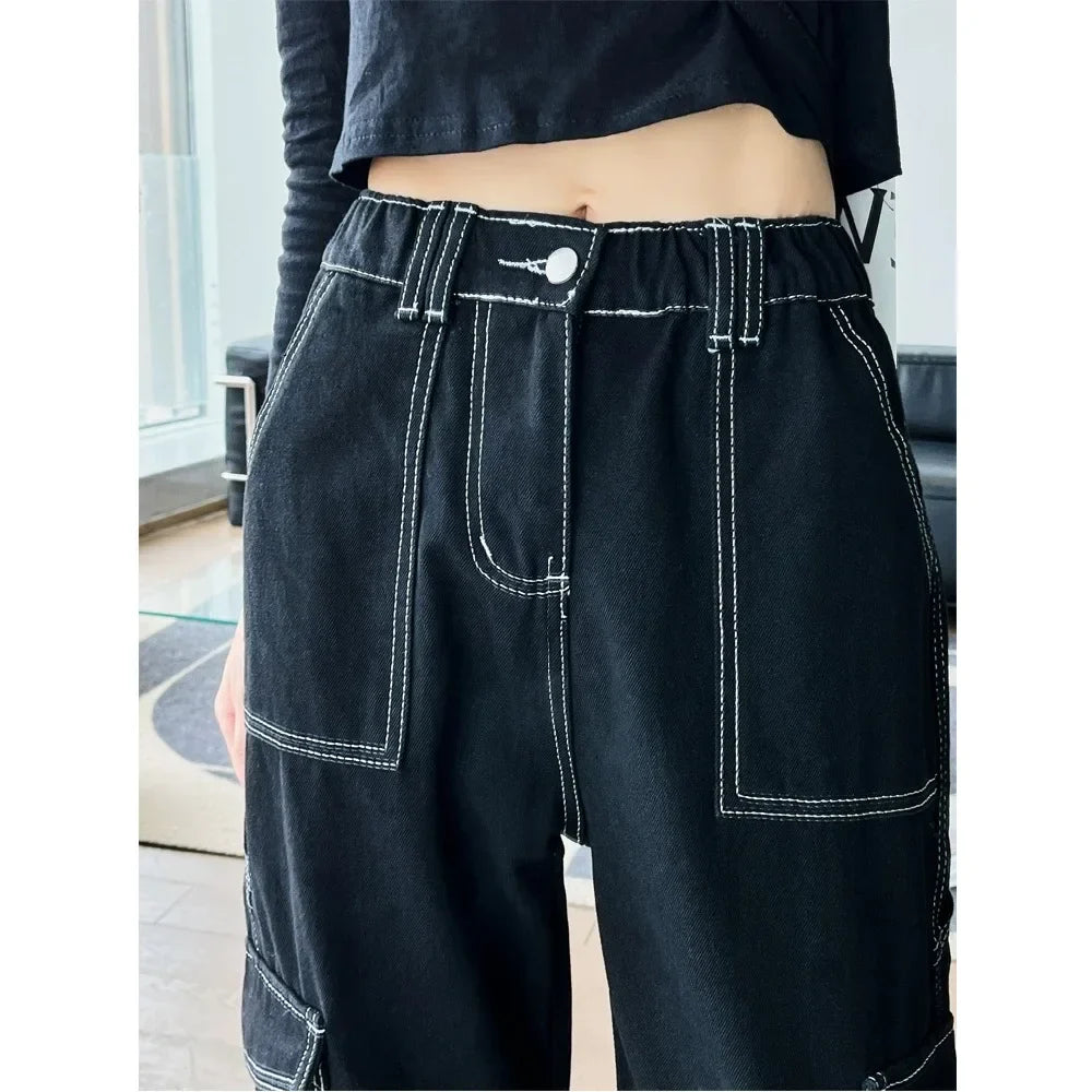 High-Waisted Slimming Design Sensible Jeans