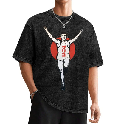 Glico Man T-Shirt rapper graphic tees vintage t shirts customizeds shirts men graphic