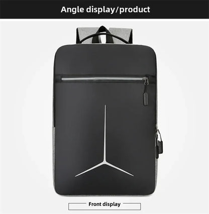 New Anti-theft USB Waterproof Hard Case Travel Smart Laptop Motorcycle Backpack Man EVA Fashion Business Men's Shell Backpack