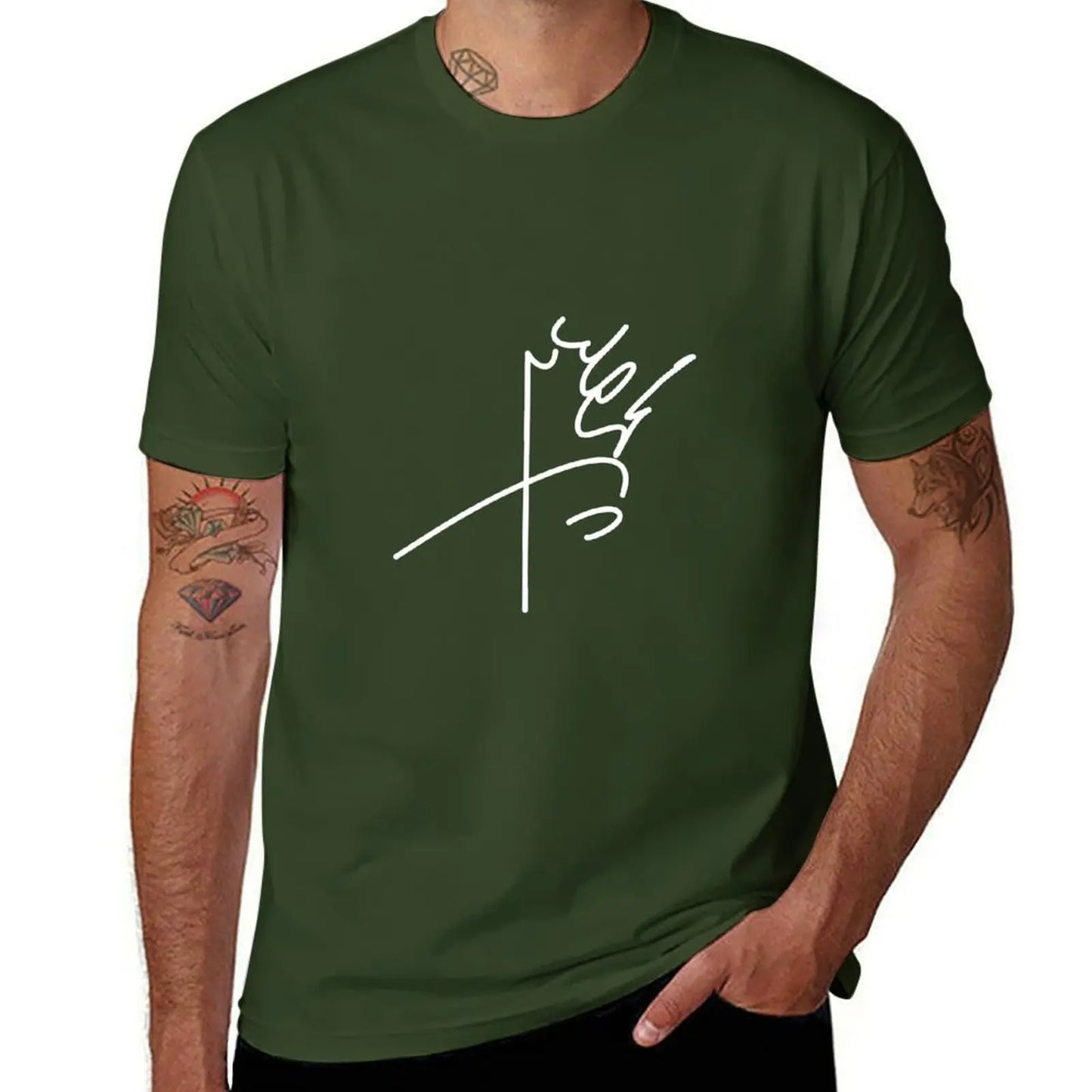 Mohammad Reza Pahlavi's signature T-Shirt sublime sweat Men's clothing