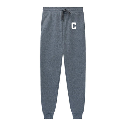 Unisex letter C print casual fashion versatile sports pants gym sports pants jogging sports pants running sports pants