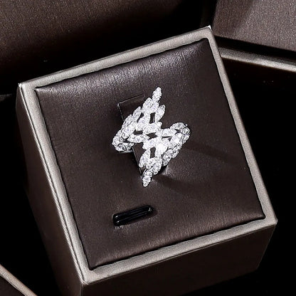 2023 Novo Conjunto Quente de 4 Peças Noiva Nigeriana Zircônia Cúbica Dubai Colar Pulseira Brincos Zircônia Cristal Conjunto de Joias de Casamento