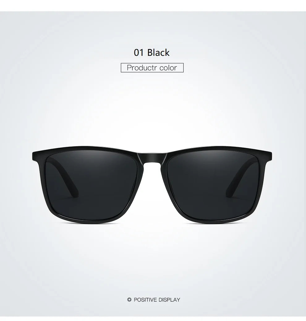 Luxury Square Vintage Polarized Sunglasses For Men Women Fashion Travel Driving  Sun Glasses Male TR90 Eyewear UV400