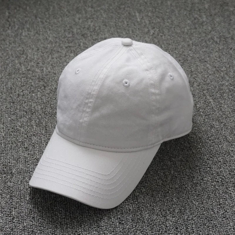 Oversize 100% Cotton Baseball Cap Large Snapback Hat for Big Heads Men Women Blank Sun Cap Adjustable Plain Dad Golf Cap