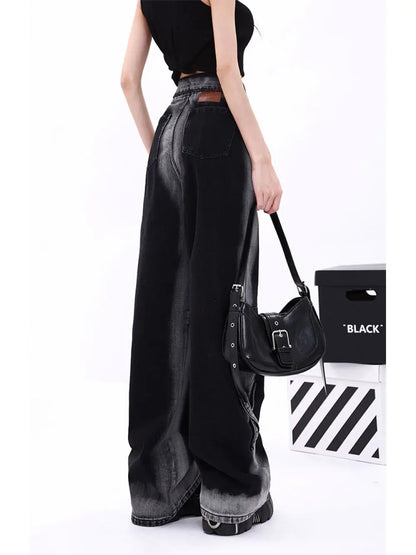 High Street Dopamine Wear Straight Wide Leg Pants