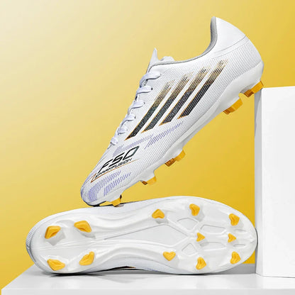 New Men Football Boots Professional Comfortable Sports Shoes Soccer Shoes Boys Sneakers Match Ankle Non-Slip TF/FG Unisex