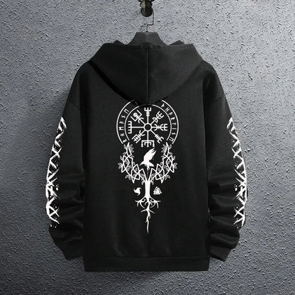 Black Sweatshirts Autumn Winter Male Daily Casual Sporty Jogging Hoodie Men's Outwear Fashion Pullover