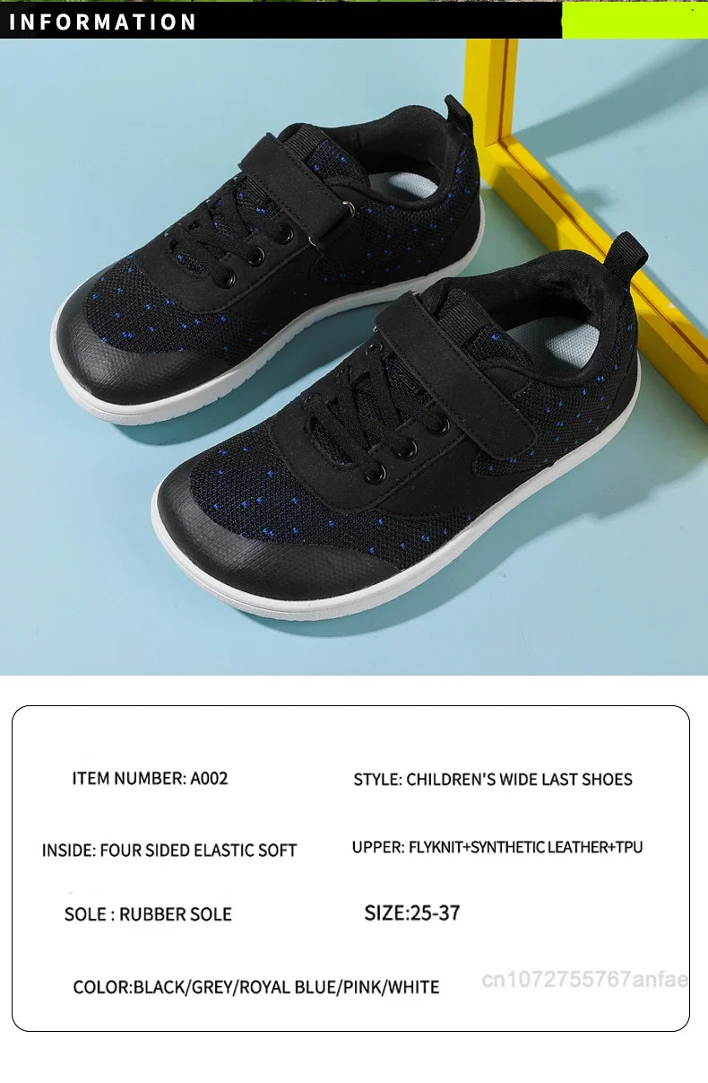 Toddler/Little/Big/Kid Wide Barefoot Shoes | Boys/Girls Minimalist Sneakers | Splay Naturally | Lightweight Girls Boys Sneakers