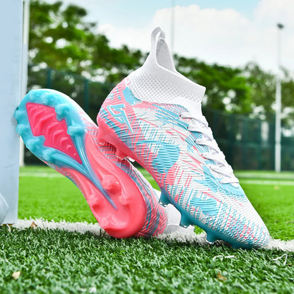 Men Soccer Shoes TF/FG Sneaker Boy Comfortable Society Original Resistant Top Quality Football Shoes Long Spikes Football Boots