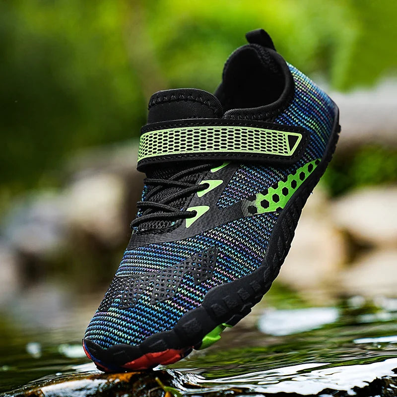 Children's Beach Barefoot Water Shoes, Swimming and Boating, Quick-Drying, Non-slip, Easy to Wear and Take off, Sports Shoes
