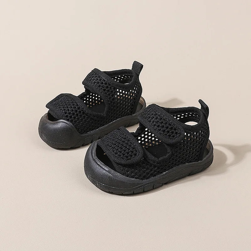 Baby Boy Sandals 2025 Summer Toddler Shoes Baby Girl Soft Flexible Sandals Newborn Infant Outdoor First Walkers