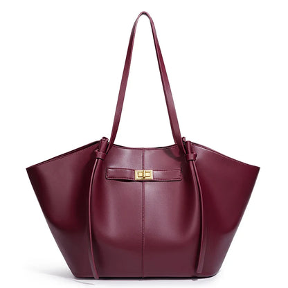 Lightweight Large Capacity 2025 New Bat-Shaped High Street Handbag European and American Style Trendy Single Shoulder Crossbody