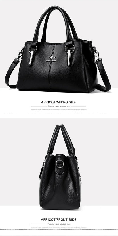 Genuine Fashion 3 Layers Luxury Handbags Women Bags Designer HIgh Quality Leather Crossbody Bags for Women 2024 Shoulder Bag