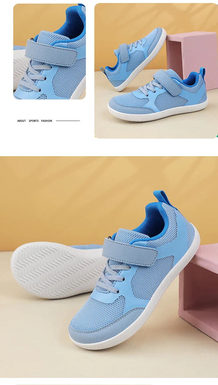 New Boys Girls Sneakers Kids Wide Barefoot Shoes Naturally Splay Shoes Minimalist Barefoot Shoes Toddler Little Big Kid Casual