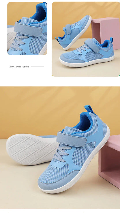 New Boys Girls Sneakers Kids Wide Barefoot Shoes Naturally Splay Shoes Minimalist Barefoot Shoes Toddler Little Big Kid Casual