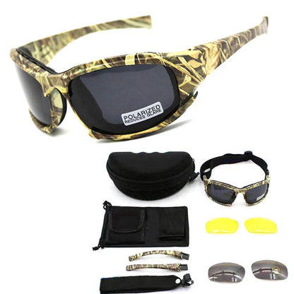 Glasses Shooting Airsoft Hunting Safety Glasses Hiking Sunglasses 4 Lens