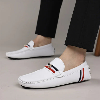 Loafers Men Driving Shoes Casual Shoes Comfortable Classic PU Leather Loafers Business Shoes Slip on Walking Men Loafers Shoes