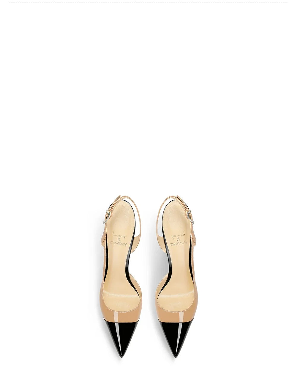 White patent leather design with a high-end and non tiring foot feel. 2025 new pointed and slim heeled high heels for women