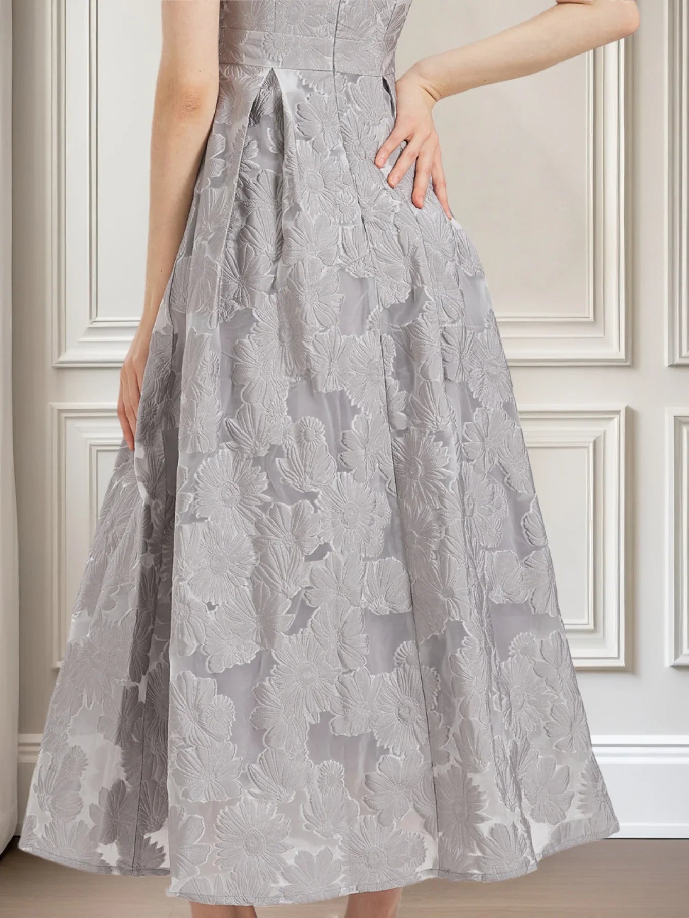 New Fashion Organza Flower Embroidery Elegant Long Dress Summer Sleeveless Dresses Lady Holiday Evening Prom Vestido