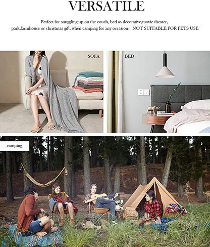 Aesthetic Nordic Plaid Knitted Throw Thread Blankets on the Bed Sofa Throw Travel TV Nap Blankets Soft Towel Bed Plaid Tapestry