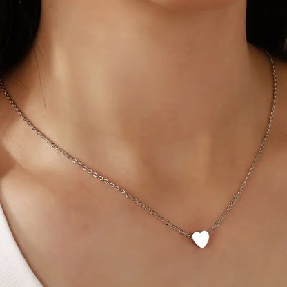 Heart Star Moon Pendant Necklaces Tiny Charms Stainless Steel Choker Women/Girls Y2K Sweater Boho Jewelry Collares
