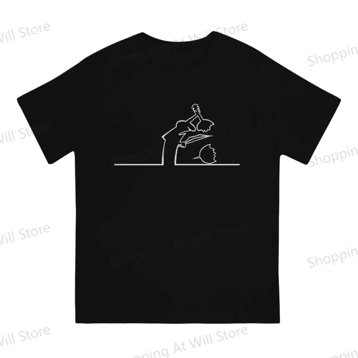 men's and women's casual T-shirts La Linea The Line Osvaldo Cavandoli TV Round neck short sleeved T-shirt Street Clothing S-6XL