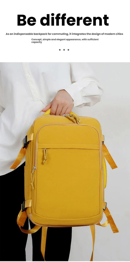 Women Men Hand Luggage Backpack Business College Laptop Travel Backpack Waterproof Carry on mochila viaje cabina avion 40x20x26