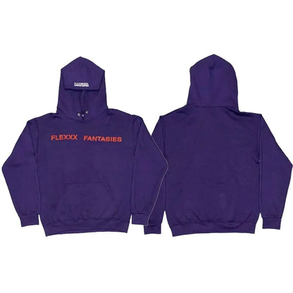 New Men OSAMASON JUMPOUT Flex Purple Color MERCH Pullover Hoodies Hoody Hooded Sweatshirts velvet Cotton Thick Fleece US E91