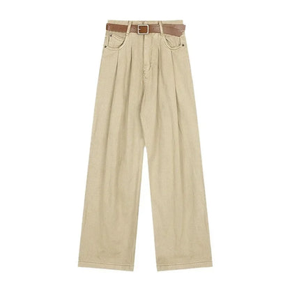 Vintage American Style Casual Straight-Leg Jeans
