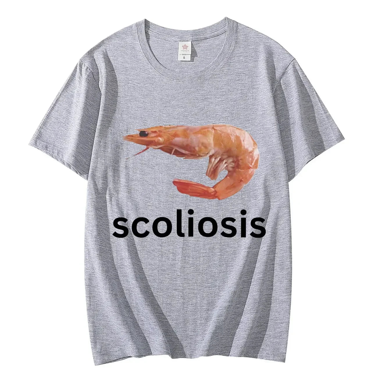 Funny Shrimp Meme T-shirt Unisex Fashion Casual T-shirts Summer Short Sleeve T Shirts Streetwear Women T Shirts