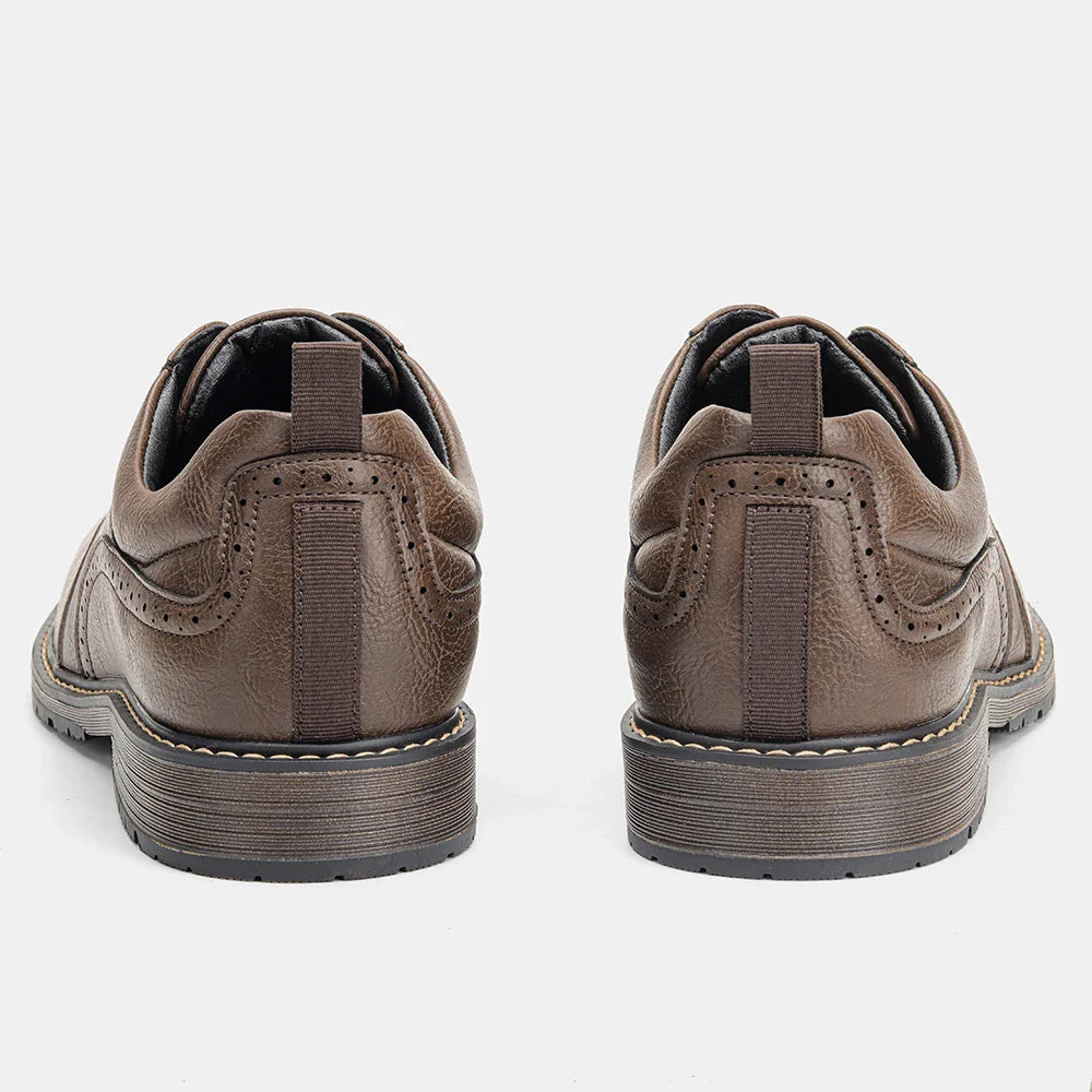 Men Casual Shoes Fashion Brand Comfortable 2025 Leather Shoes