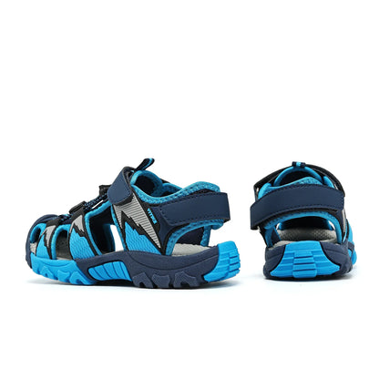 Boys Girls Sports Sandals Summer Kids Closed Toe Outdoor Sandals Athletic Water Shoes Sandals Child Pool Beach Sandals