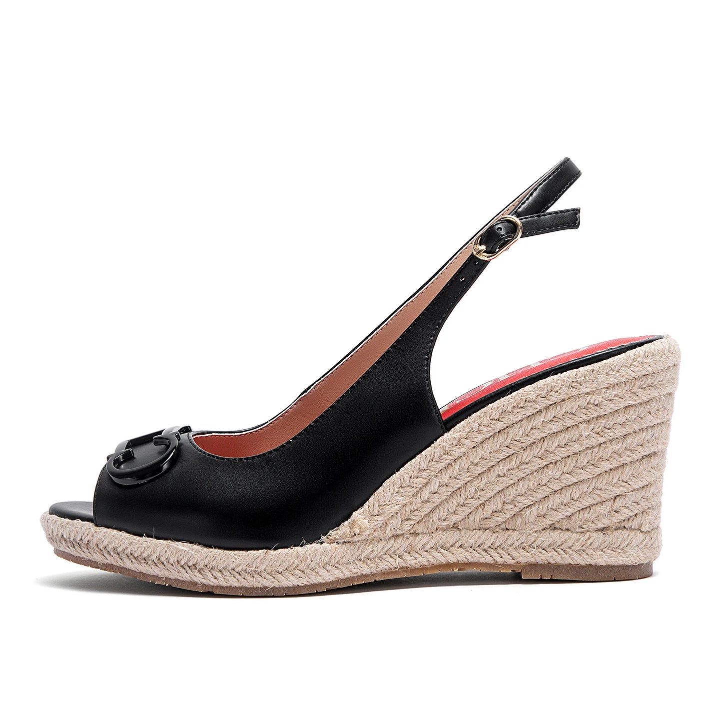 Women's Sandals Summer New Wedge Fish Mouth High Heel Open Toe Platform Summer Formal Shoes 8.5cm