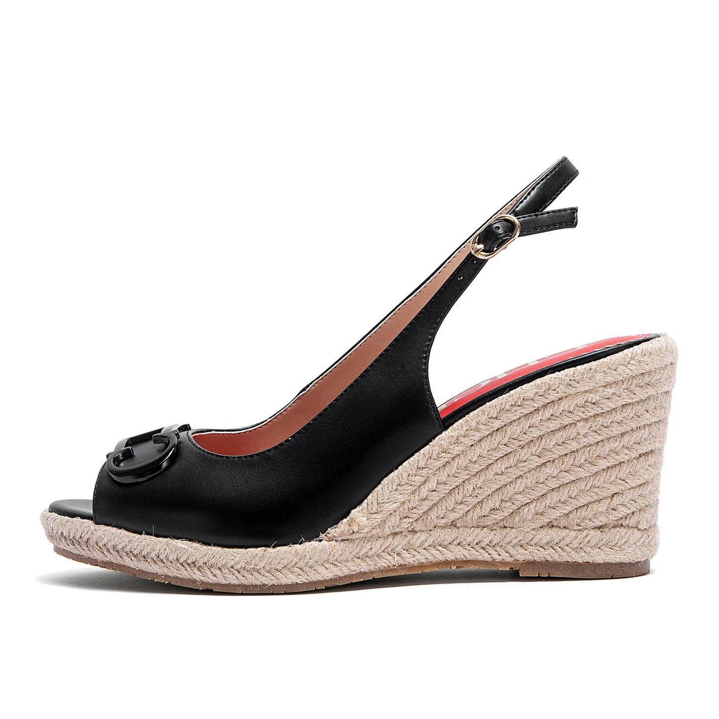 Women's Sandals Summer New Wedge Fish Mouth High Heel Open Toe Platform Summer Formal Shoes 8.5cm
