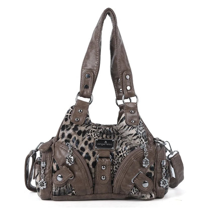 Women Handbags Soft Tote Bag Small Top-handle Fashion Satchel Multi-Pockets Crossbody Shoulder Bag Hobos Phone Pack