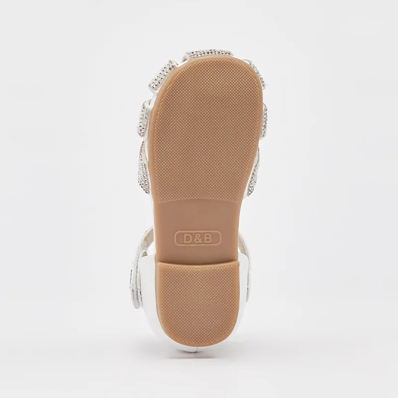 Baby Girls Sandals Summer Cute Baby Soft Leather Shoes Party Outdoor Children's Princess Crystal Shoes Cool DB2252060