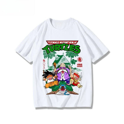 Joint Animation Short-sleeved T-shirt Men's 2025 Summer New Pure Cotton Loose Student Short-sleeved Trendy Clothing