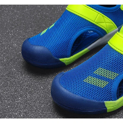 New Children Casual Mesh Shoes Boys Beach Sandals Kids Lightweight Closed Toe Baby Sport Sandals for Girls Eu Size 23-36